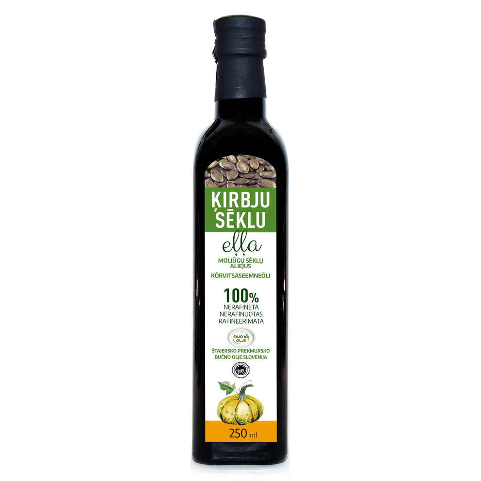Nerafinēta ķirbju sēklu eļļa 250ml