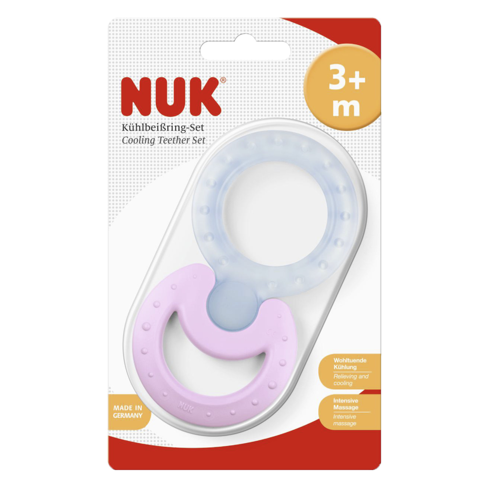 NUK Aukstais kožamais riņķis (3-12 mēn.)