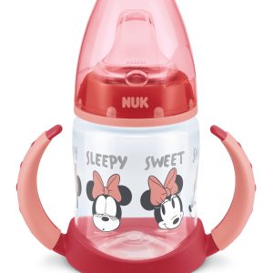 NUK First Choice Disney Mickey Mouse Mācību pudelīte un TK ar silikona snīpīti, 150ml (6-18 mēn.)