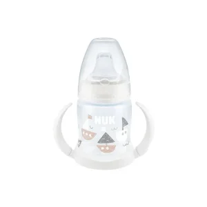 NUK First Choice  Mācību pudelīte ar silikona snīpīti un  temperatūras kontroles indikatoru, 150ml (6-18 mēn.)