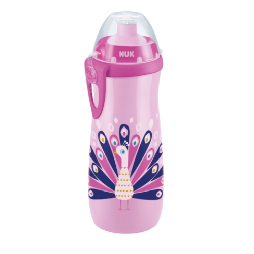 NUK First Choice+ Mācību pudele "Sports Cup" ar krāsas mainošu efektu, 450 ml
