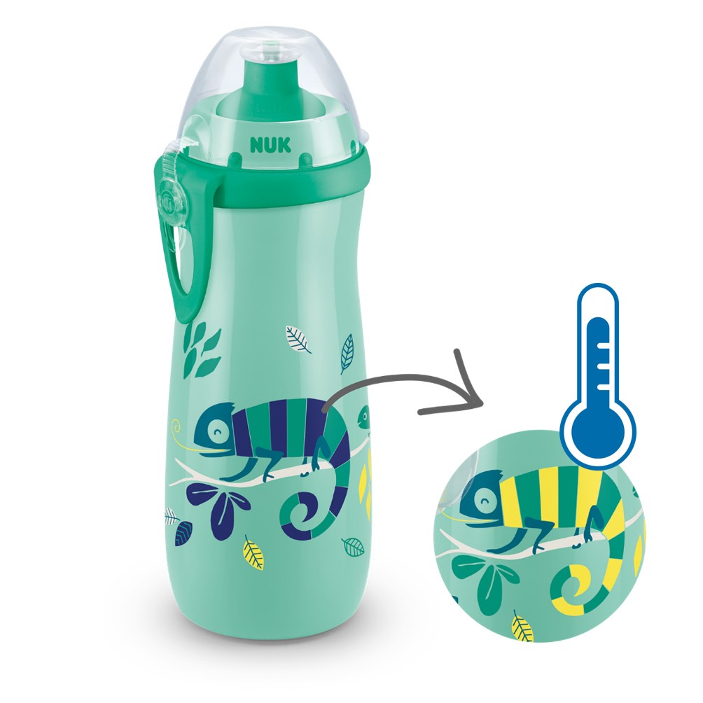 NUK First Choice+ Mācību pudele "Sports Cup" ar krāsas mainošu efektu, 450 ml - Image 4
