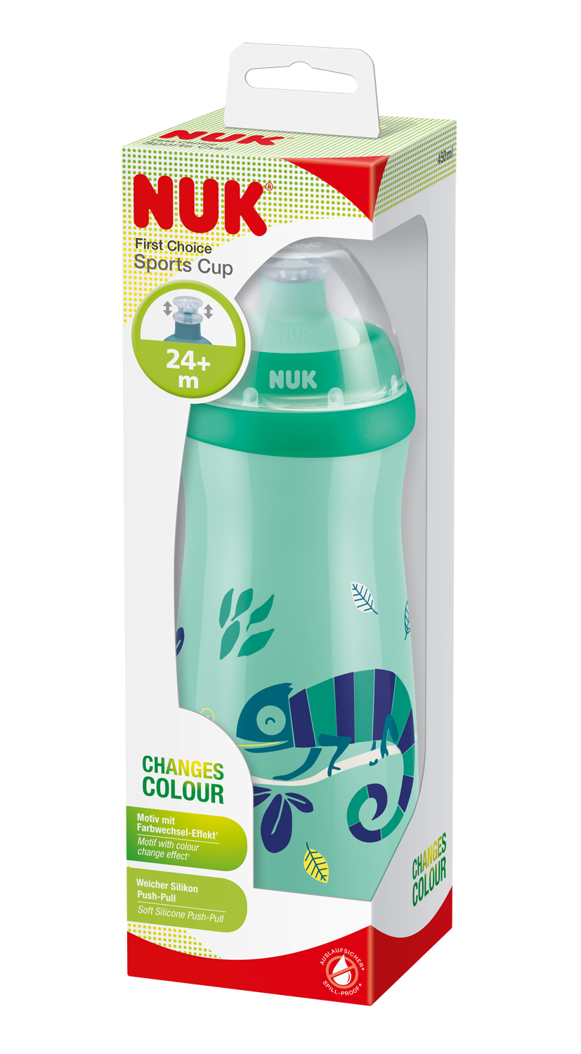 NUK First Choice+ Mācību pudele "Sports Cup" ar krāsas mainošu efektu, 450 ml - Image 6