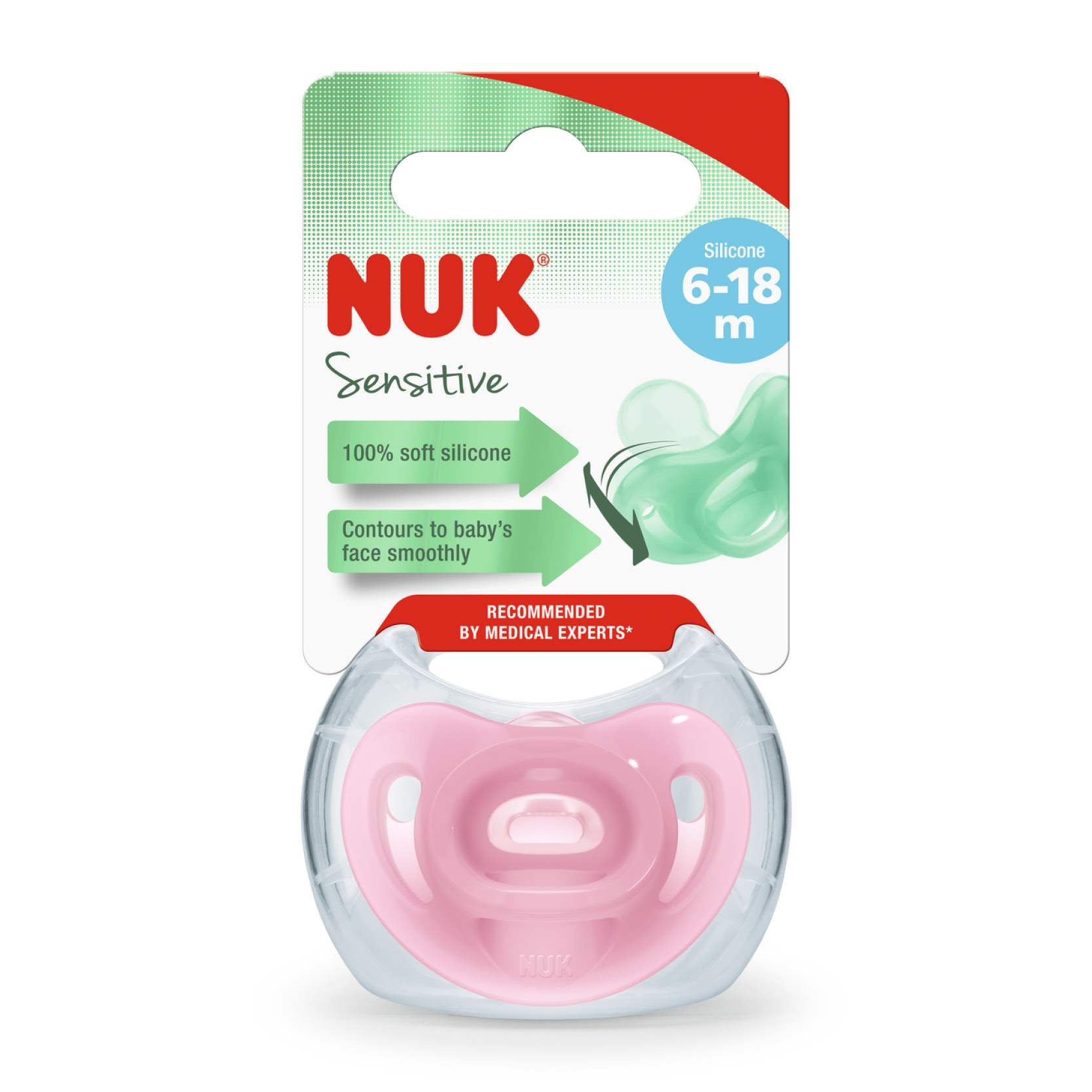 Silikona māneklis NUK SENSITIVE, 6-18 mēn. - Image 6