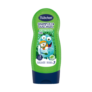Bübchen bērnu šampūns un dušas želeja "Jautrie briesmonīši" – divi vienā, 230ml