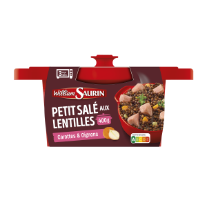 William Saurin Cūkgaļas sautējums ar lēcām, bļodiņā, 400g