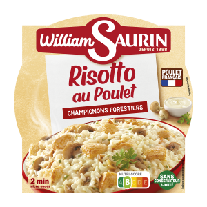 William Saurin Risotto ar vistu un sēnēm, trauciņā, 280g