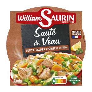 William Saurin Šefpavāra teļa gaļas un dārzeņu sautējums, trauciņā, 280g