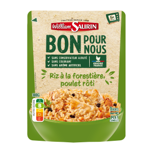 William Saurin Rīsi ar sēnēm un kraukšķīgo vistu, paciņā, 300g