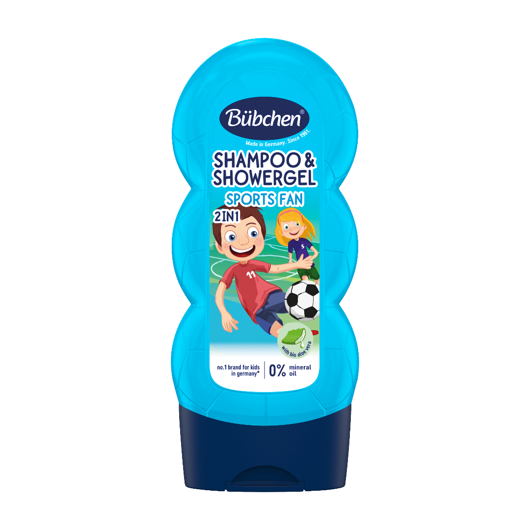 Bübchen Šampūns un dušas želeja "Sporta draugs", 230ml